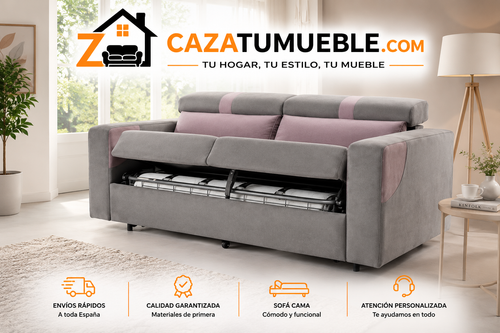 SOFÁ CAMA MODELO CAROLINA